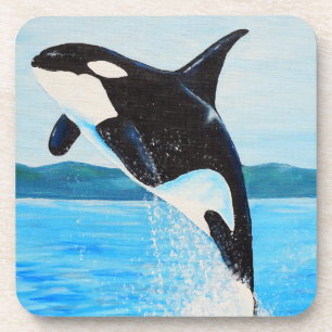 Orca Painting Coaster