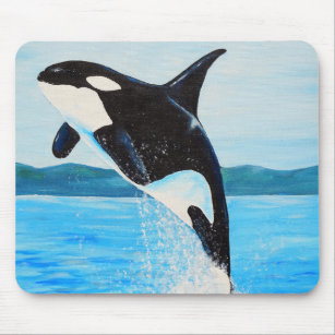 Orca Painting Mouse Mat