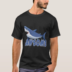 orca plush shark shark women shark mouth Swea T-Shirt