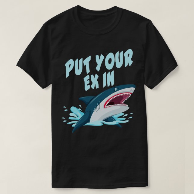 Orca Plush Shark Tee Shark Tee Women Shark Mouth P (Design Front)