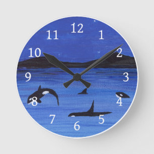 Orca Round Clock