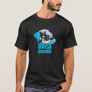 Orca Squad Ironic Ocean Whales Sea Animal T-Shirt