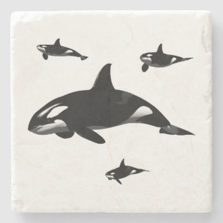 Orca Stone Coaster