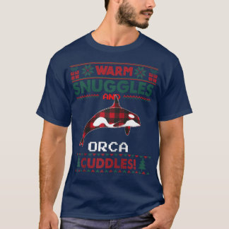 Orca Whale Christmas PajamaUgly Christmas Sweater 