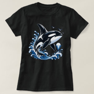 Orca Whale Ocean Wave T-Shirt – Killer Whale Coast