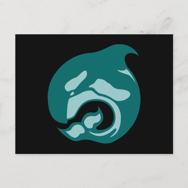 orca whale postcard (Front)