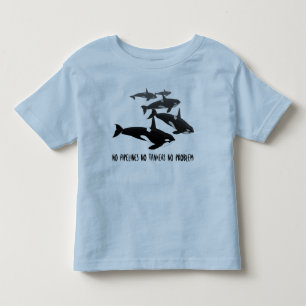 Orca Whale T-Shirt Personalised Baby Orca Shirt