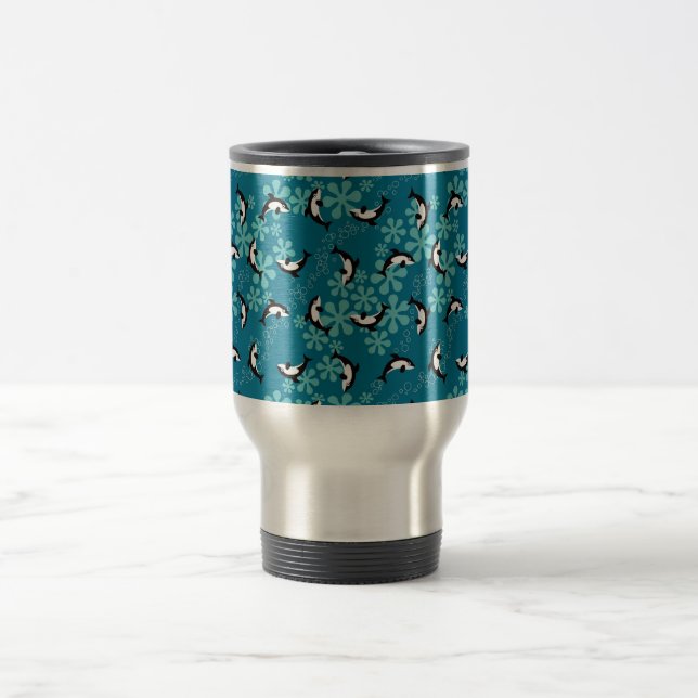 Orca Whale Travel Mug (Center)