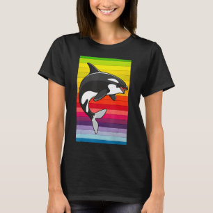 Orca Whale Vintage 80s Retro T-Shirt