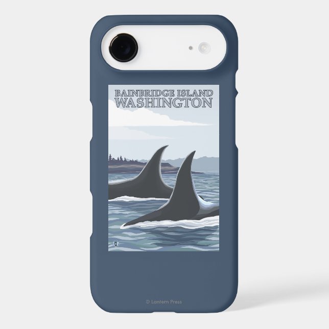 Orca Whales #1 - Bainbridge Island, Washington Case-Mate iPhone Case (Back)