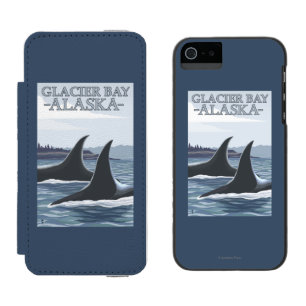 Orca Whales #1 - Glacier Bay, Alaska Incipio Watson™ iPhone 5 Wallet Case
