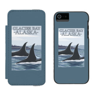 Orca Whales #1 - Glacier Bay, Alaska Incipio Watson™ iPhone 5 Wallet Case