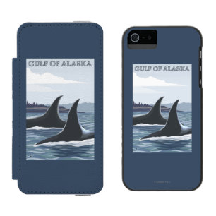 Orca Whales #1 - Gulf of Alaska Incipio Watson™ iPhone 5 Wallet Case
