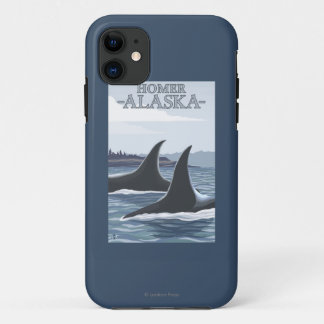 Orca Whales #1 - Homer, Alaska iPhone 11 Case