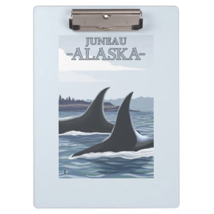 Orca Whales #1 - Juneau, Alaska Clipboard