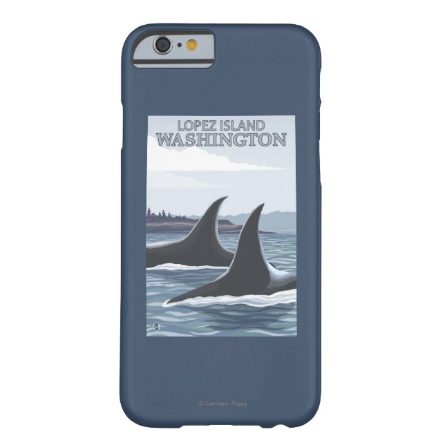 Orca Whales #1 - Lopez, Washington Case-Mate iPhone Case (Back)
