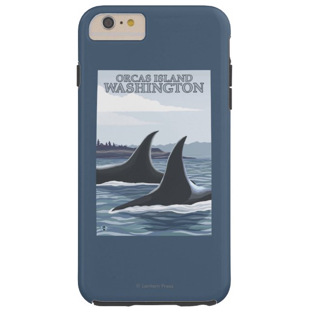 Orca Whales #1 - Orcas Island, Washington Case-Mate iPhone Case (Back)