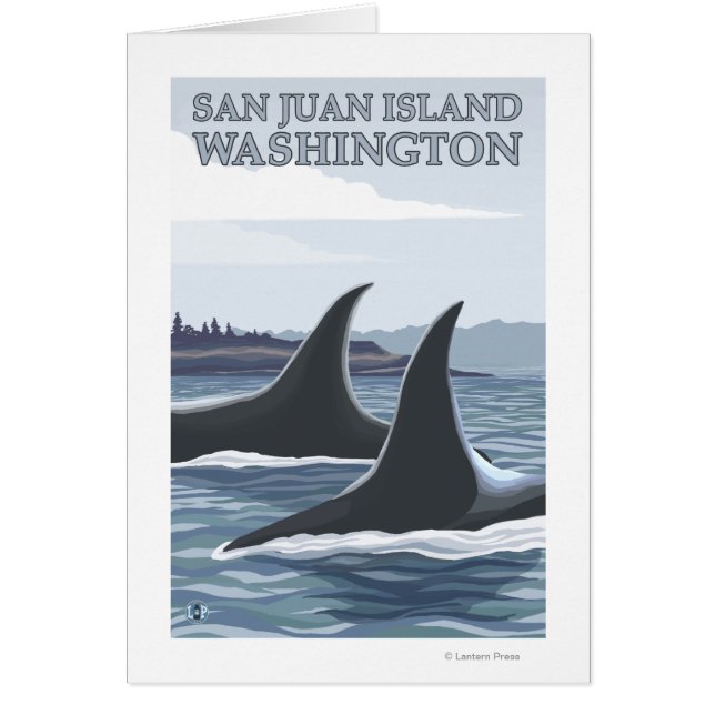 Orca Whales #1 - San Juan Island, Washington (Front)