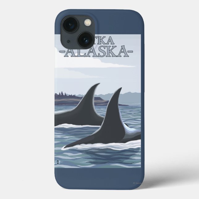 Orca Whales #1 - Sitka, Alaska Case-Mate iPhone Case (Back)