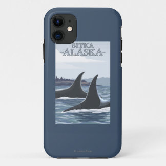 Orca Whales #1 - Sitka, Alaska iPhone 11 Case