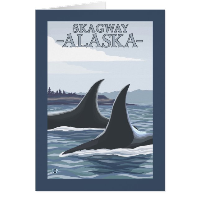 Orca Whales #1 - Skagway, Alaska (Front)