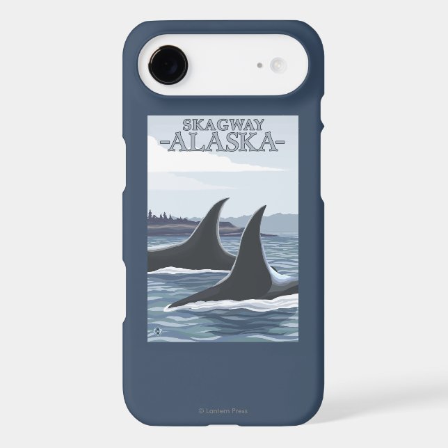 Orca Whales #1 - Skagway, Alaska Case-Mate iPhone Case (Back)