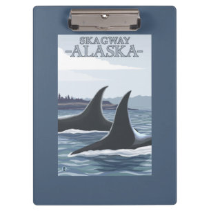Orca Whales #1 - Skagway, Alaska Clipboard