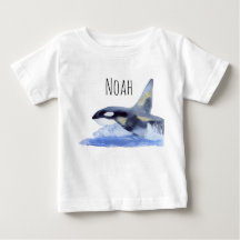 Orca with gold and customisable name