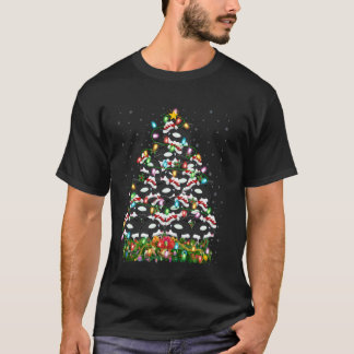 Orca  Xmas Lights Santa Orca Christmas Tree Long S T-Shirt