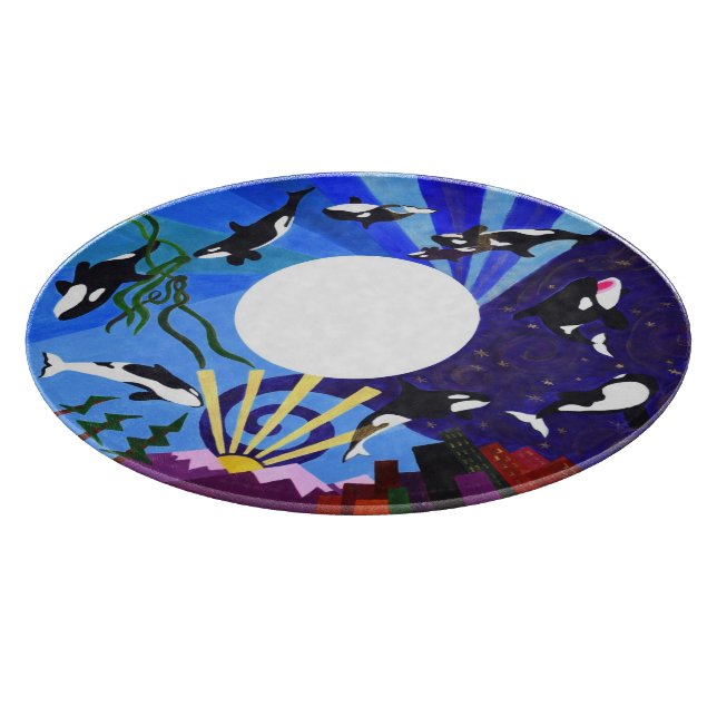Orcas Ascending Cutting Board (Corner)