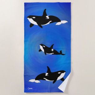 Orcas - Beach Towel