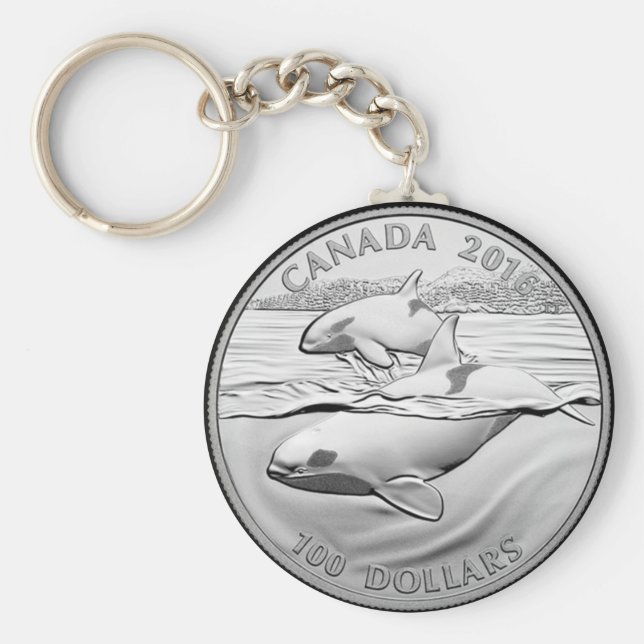 ORCAS COIN KEY RING (Front)