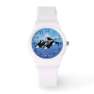 Orcas Custom Sporty White Silicon Watch