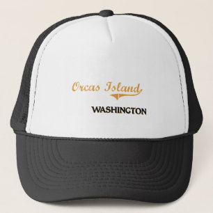 Orcas Island Washington Classic Trucker Hat
