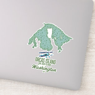 Orcas Island, Washington, USA map