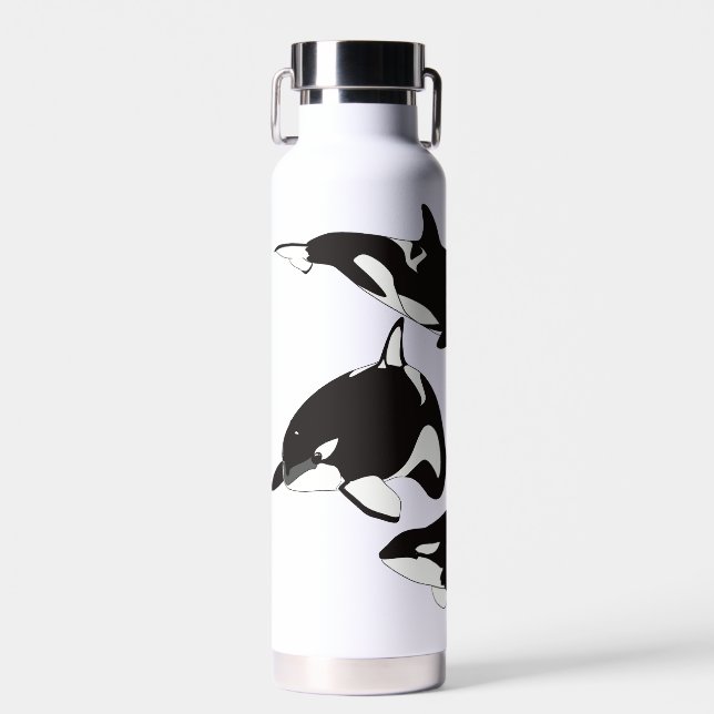 Orcas  water bottle (Front)