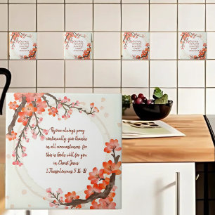 Orchard Bloom Branches  Tile