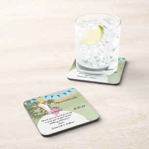 Orchard Buntings Blonde Bridesmaid Coaster