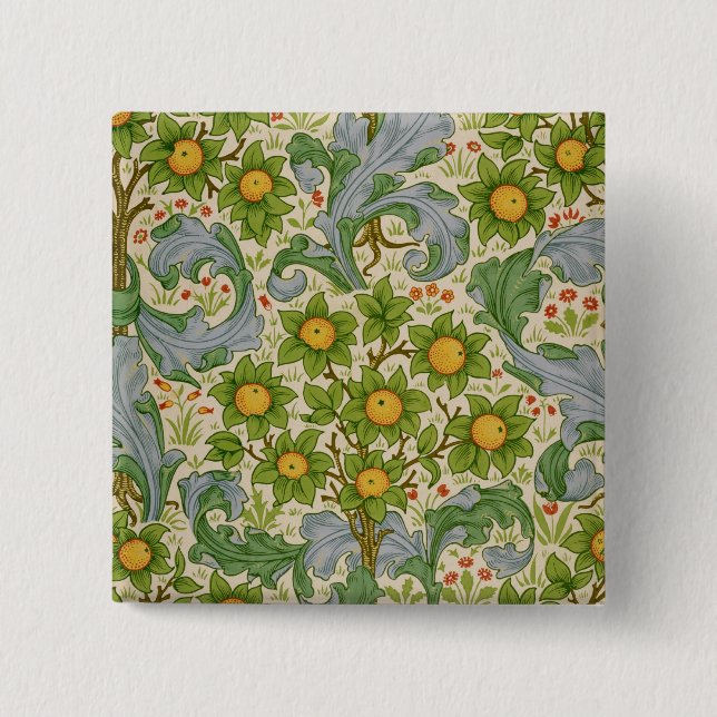 Orchard, Dearle, 1899 15 Cm Square Badge (Front)