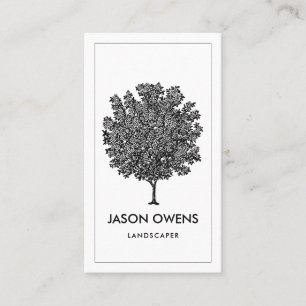 Orchard Fruit Tree Landscaper Business Card