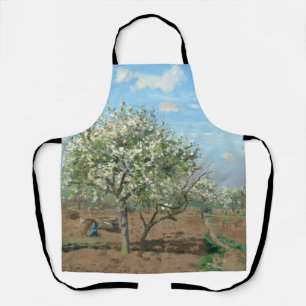 Orchard in Bloom, Louveciennes Camille Pissarro Apron