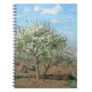 Orchard in Bloom, Louveciennes Camille Pissarro Notebook
