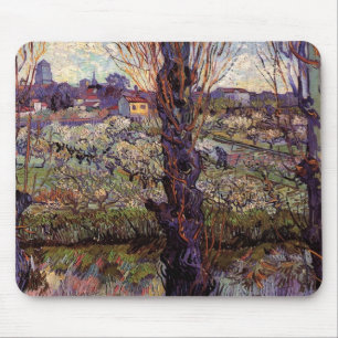 Orchard in Blossom, Arles by Vincent van Gogh Mouse Mat
