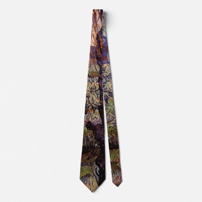 Orchard in Blossom, Arles by Vincent van Gogh Tie (Front)