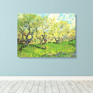 Orchard in Blossom by Vincent van Gogh Canvas Print