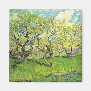 Orchard in Blossom by Vincent van Gogh Magnet