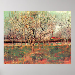 Orchard in Blossom, Plum Trees by Vincent van Gogh Poster