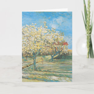 Orchard in Blossom   Vincent Van Gogh Card