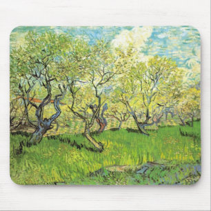 Orchard in Blossom Vincent van Gogh Mouse Mat