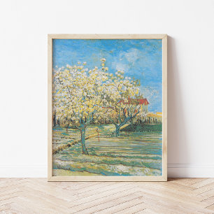 Orchard in Blossom Vincent Van Gogh Poster